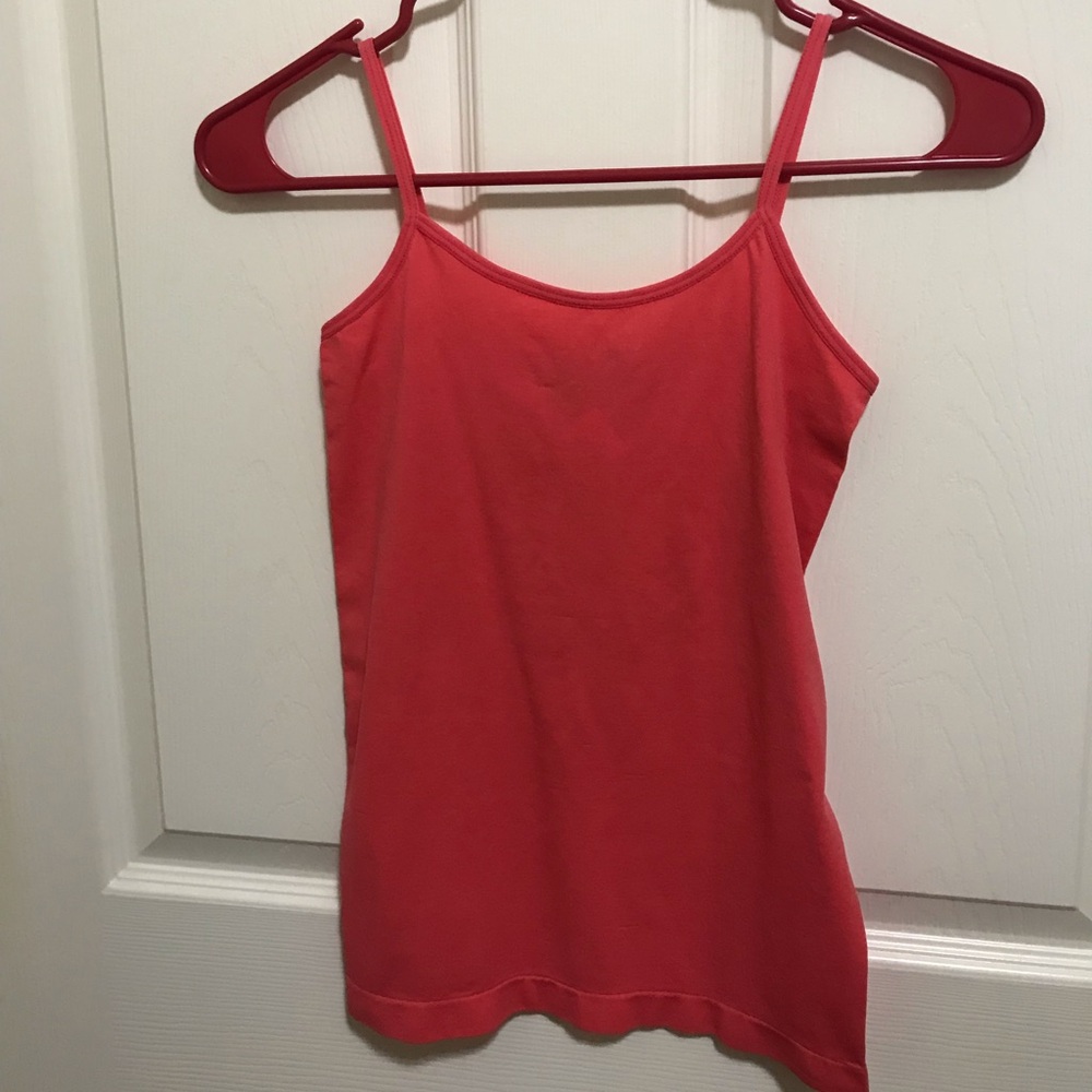 Coral tank top coral one size